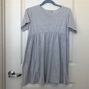 Cotton Red and Grey Dress